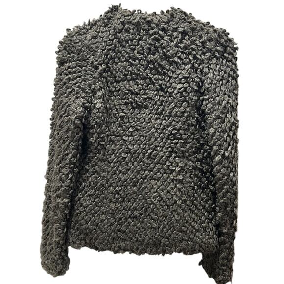 IRO boucle grey andrew jacket womens size 36 - Picture 8 of 8